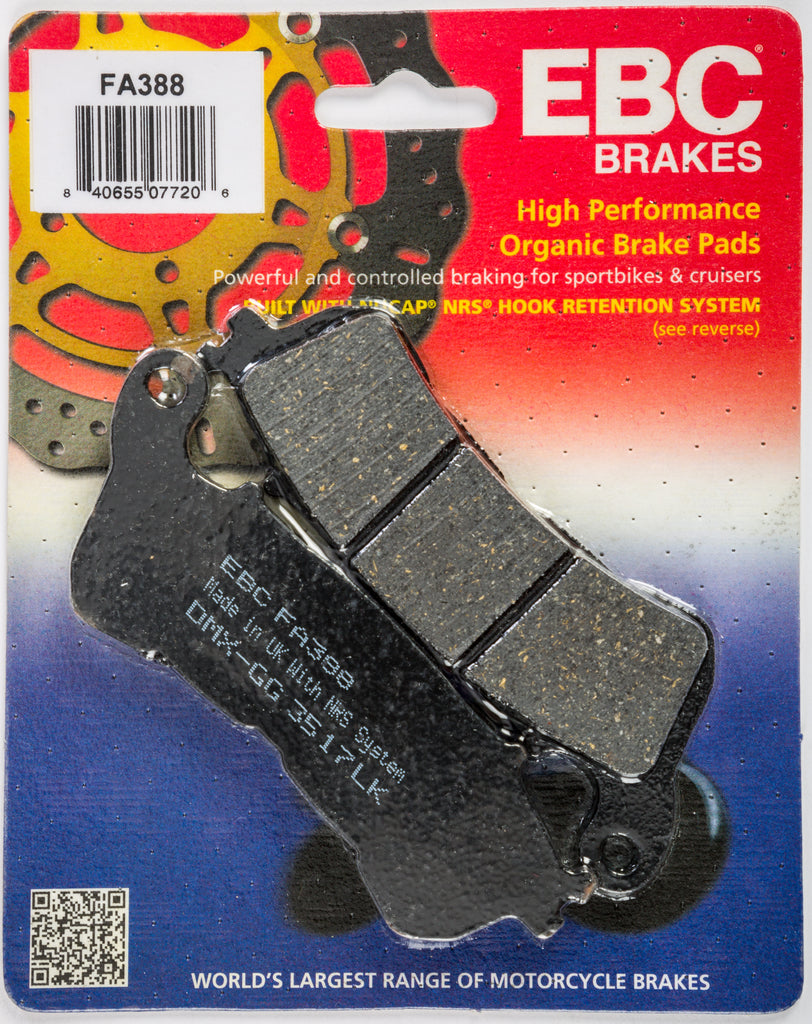 EBC BRAKE PADS FA388