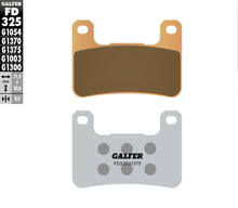 Load image into Gallery viewer, GALFER BRAKE PADS SINTERED CERAMIC FD325G1375 FD325G1375