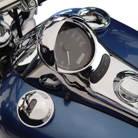 NATIONAL CYCLE SPEEDOMETER COWL CHROME N7840
