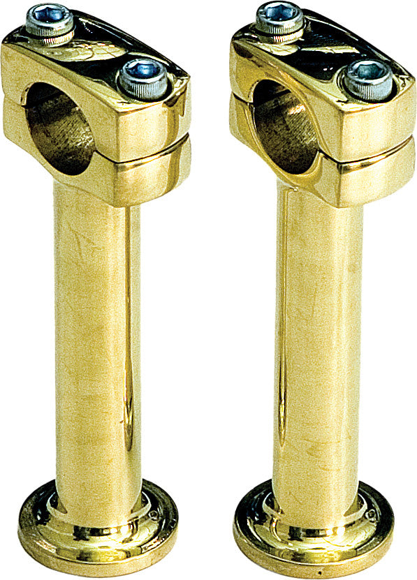 PAUGHCO POST STYLE RISERS BRASS 5" 354BR
