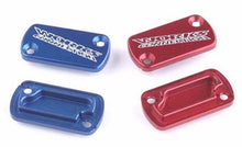 Load image into Gallery viewer, WORKS BILLET FRONT BRAKE COVER BLUE RM DRZ KLX 21-010
