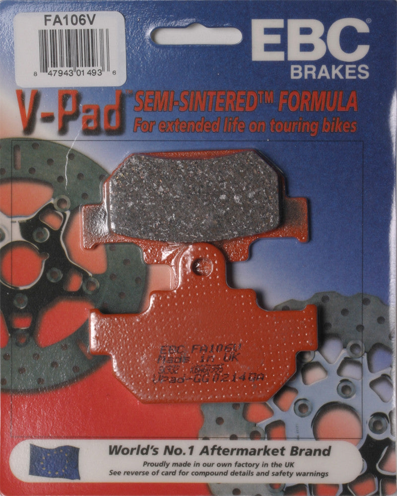 EBC BRAKE PADS V-SERIES FA106V-atv motorcycle utv parts accessories gear helmets jackets gloves pantsAll Terrain Depot
