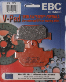EBC BRAKE PADS V-SERIES FA106V-atv motorcycle utv parts accessories gear helmets jackets gloves pantsAll Terrain Depot