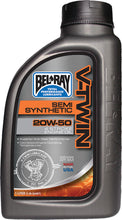 Load image into Gallery viewer, BEL-RAY V-TWIN SEMI-SYNTHETIC ENGINE OIL 20W-50 1L 96910-BT1