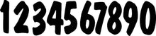 Load image into Gallery viewer, DIRT DIGITS #2 BLACK PRO LITE DIGITS 3/PK PL53B-2