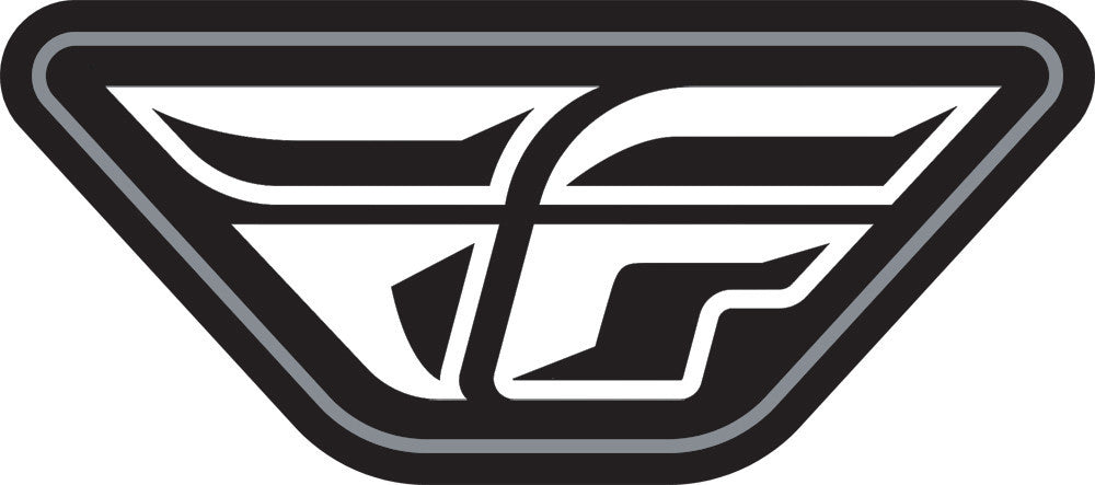 FLY RACING STICKER F-WING 7" 100PK DIE CUT LAMINATED 99-8407