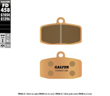 Load image into Gallery viewer, GALFER BRAKE PADS SINTERED FD458G1396 FD458G1396