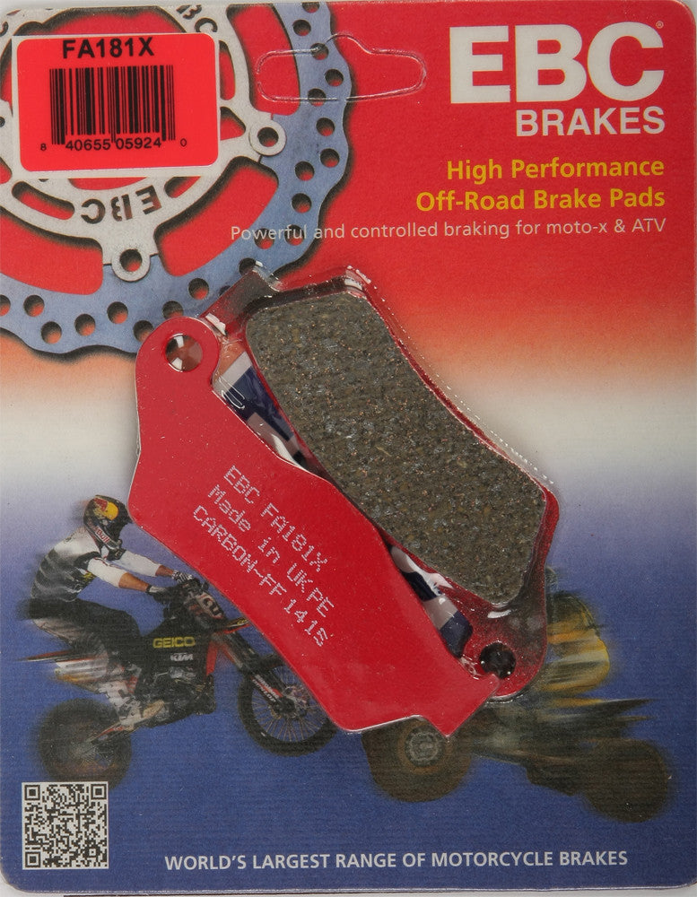 EBC BRAKE PADS FA181X-atv motorcycle utv parts accessories gear helmets jackets gloves pantsAll Terrain Depot