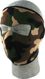ZAN FULL FACE MASK WOODLAND CAMO WNFM118-atv motorcycle utv parts accessories gear helmets jackets gloves pantsAll Terrain Depot