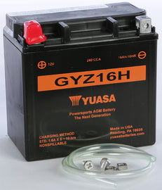 YUASA BATTERY GYZ16H SEALED FACTORY ACTIVATED YUAM716GH-atv motorcycle utv parts accessories gear helmets jackets gloves pantsAll Terrain Depot