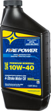 Load image into Gallery viewer, FIRE POWER MINERAL 4-STROKE OIL 10W-40 QT 12/CASE 196979
