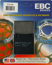 EBC BRAKE PADS FA63-atv motorcycle utv parts accessories gear helmets jackets gloves pantsAll Terrain Depot