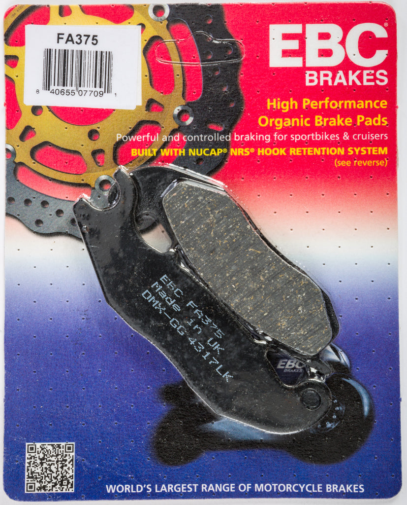 EBC BRAKE PADS STANDARD FA375-atv motorcycle utv parts accessories gear helmets jackets gloves pantsAll Terrain Depot