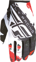 Load image into Gallery viewer, FLY RACING KINETIC GLOVE RED/WHITE SZ 4 YS 370-41404-atv motorcycle utv parts accessories gear helmets jackets gloves pantsAll Terrain Depot