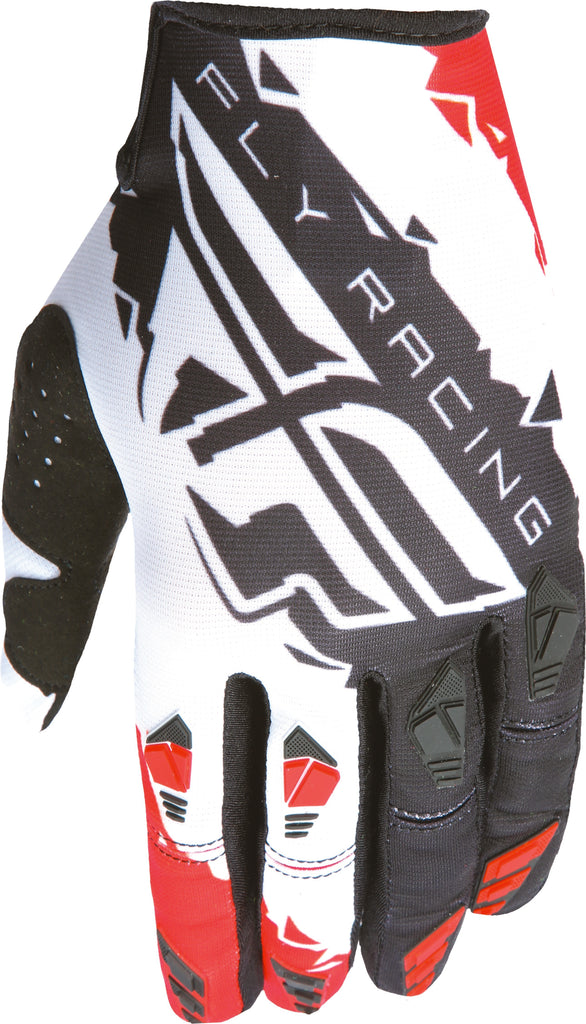 FLY RACING KINETIC GLOVE RED/WHITE SZ 8 S 370-41408-atv motorcycle utv parts accessories gear helmets jackets gloves pantsAll Terrain Depot