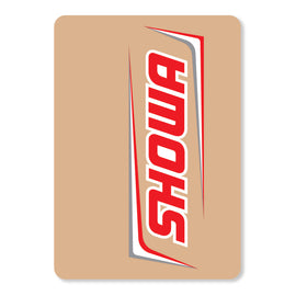 D'COR SHOWA UPPER FORK DECALS RED/WHITE 40-80-115