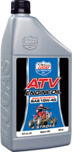 Load image into Gallery viewer, LUCAS SEMI-SYNTHETIC ATV ENGINE OIL 10W-40 QT 10720