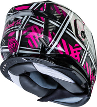 Load image into Gallery viewer, GMAX MD-01S MODULAR PINK RIBBON RIDERS SNOW HELMET BLK/PINK XS G2012403D