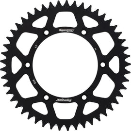 SUPERSPROX ALUMINUM SPROCKET 49T BLACK RAL-808-49-BLK