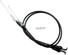 Load image into Gallery viewer, MOTION PRO BLACK VINYL THROTTLE PUSH-PULL CABLE SET 10-0117