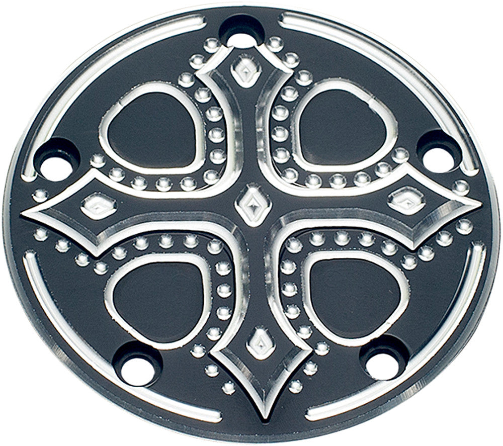 PREC. BILLET POINTS COVER DARKSIDE BLACK DRK-220-5H-BLK