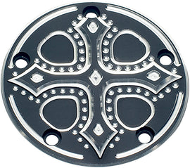 PREC. BILLET POINTS COVER DARKSIDE BLACK DRK-220-5H-BLK