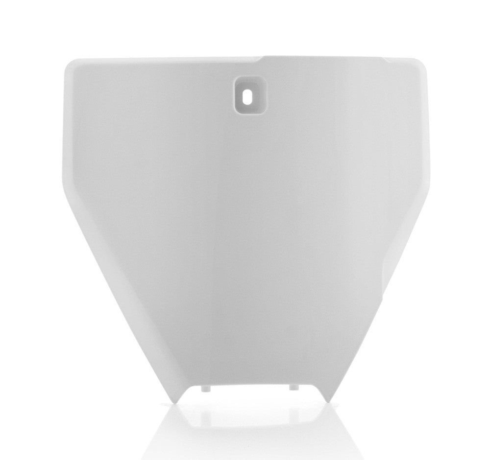 ACERBIS FRONT NUMBER PLATE WHITE 2462580002-atv motorcycle utv parts accessories gear helmets jackets gloves pantsAll Terrain Depot