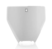 Load image into Gallery viewer, ACERBIS FRONT NUMBER PLATE WHITE 2462580002-atv motorcycle utv parts accessories gear helmets jackets gloves pantsAll Terrain Depot