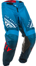 Load image into Gallery viewer, FLY RACING KINETIC K220 PANTS BLUE/WHITE/RED SZ 24 373-53124