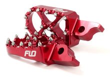 Load image into Gallery viewer, FLO MOTORSPORTS PRO SERIES FOOT PEGS RED KAW/HON FPEG-792R
