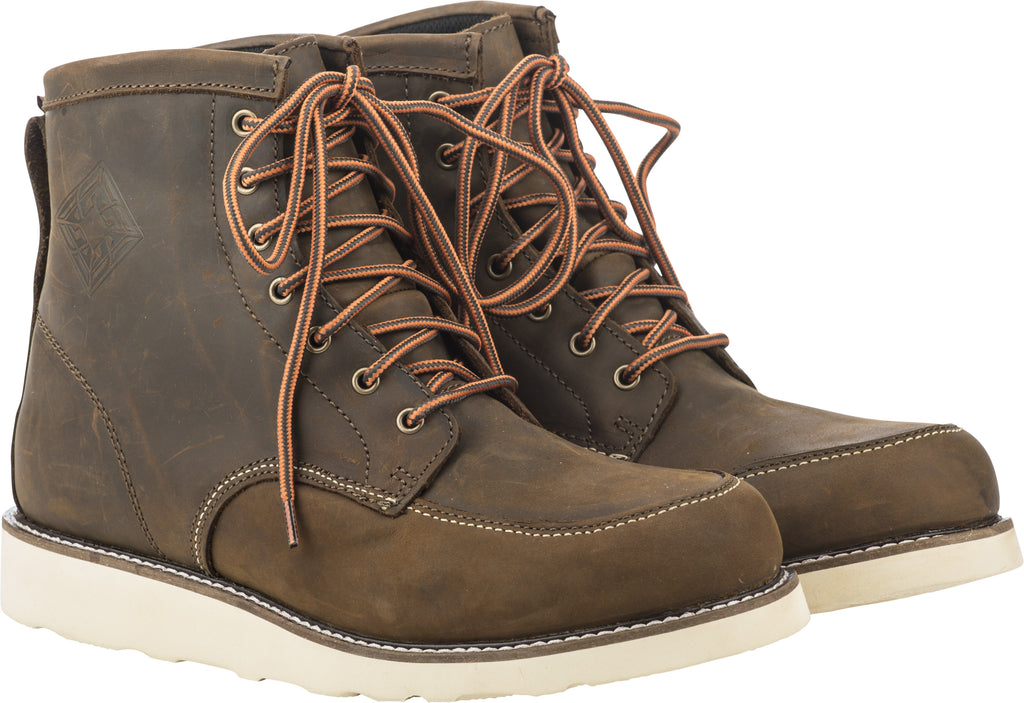 FLY RACING TRADESMAN BOOTS BROWN SZ 06 #6199 361-100~06