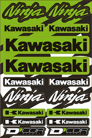 D'COR KAWASAKI STREET DECAL SHEET 40-20-102
