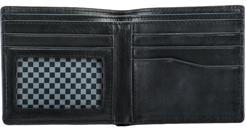 FLY RACING FLY LEATHER WALLET BLACK 360-9390