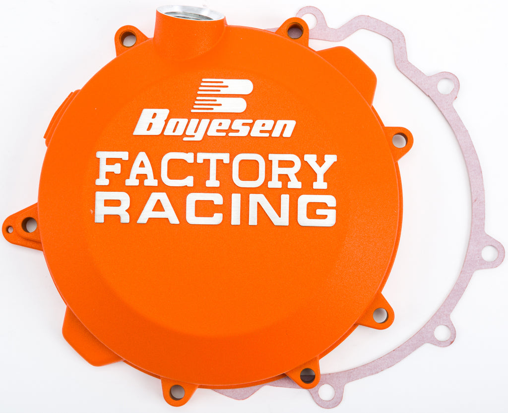 BOYESEN FACTORY RACING CLUTCH COVER ORANGE CC-42CO