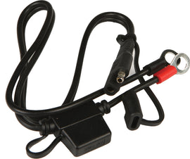 BATTERY TENDER RING TERMINAL HARNESS BLACK 2' 081-0069-6