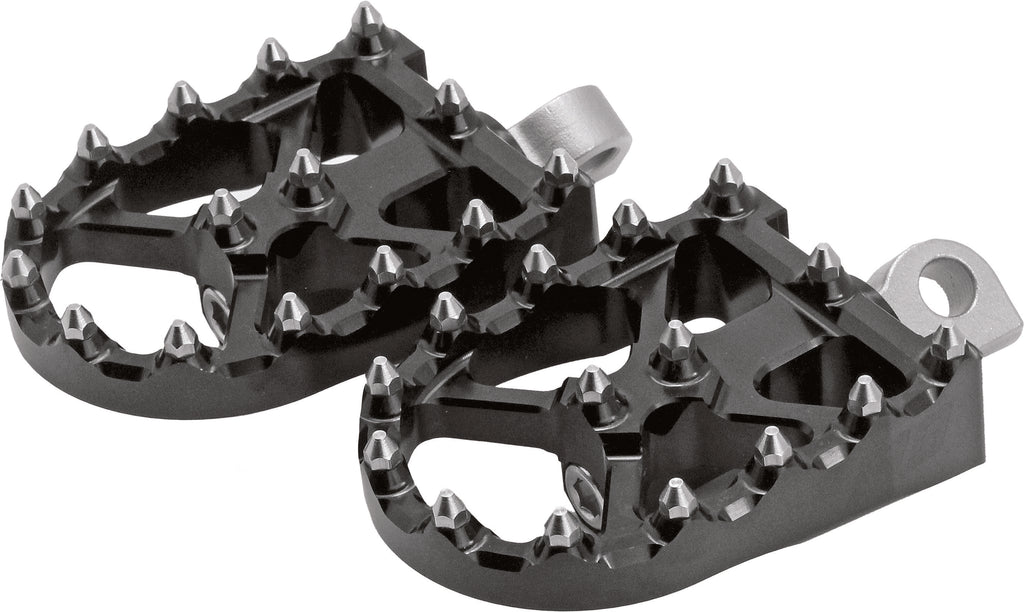 FLO MOTORSPORTS BMX STYLE FOOT PEGS BLACK FPEG-800V3BLK