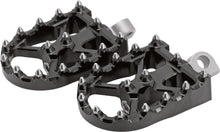 Load image into Gallery viewer, FLO MOTORSPORTS BMX STYLE FOOT PEGS BLACK FPEG-800V3BLK