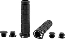 Load image into Gallery viewer, FLY RACING GRIP-LOCK GRIPS BLACK/BLACK 1120731
