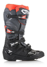 Load image into Gallery viewer, ALPINESTARS TECH 7 ENDURO BOOTS BLACK/GREY/RED SZ 12 2012114-1133-12