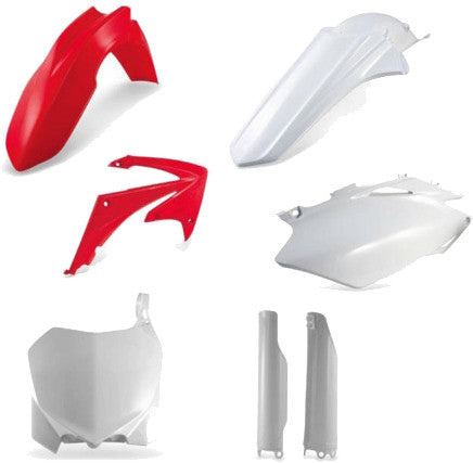 ACERBIS PLASTIC KIT RED 2198000438-atv motorcycle utv parts accessories gear helmets jackets gloves pantsAll Terrain Depot