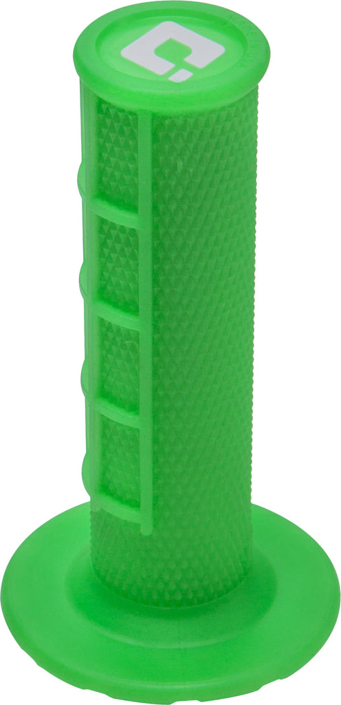 ODI HALF WAFFLE LOCK-ON GRIP NEON GREEN H36HWN