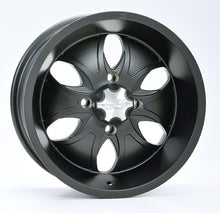 Load image into Gallery viewer, ITP SYSTEM 6 ALLOY WHEEL MATTE BLA CK 14X7 4/156 5+2 14SB13BX