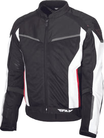 FLY RACING STRATA JACKET BLACK/WHITE/RED 2X 477-2101-6