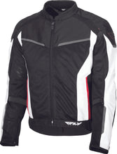 Load image into Gallery viewer, FLY RACING STRATA JACKET BLACK/WHITE/RED SM 477-2101-2