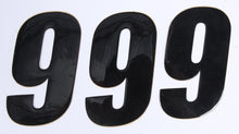 Load image into Gallery viewer, D'COR NUMBER 9 BLACK 4" 3/PK 45-24-9