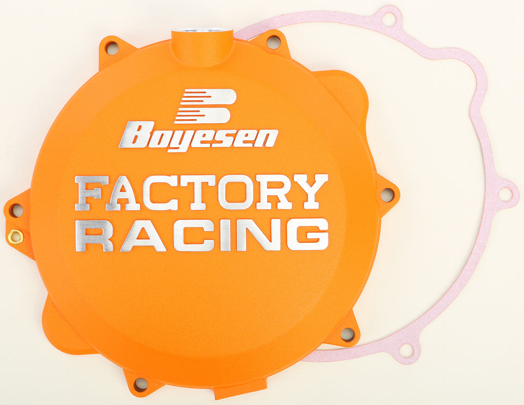 BOYESEN FACTORY RACING CLUTCH COVER ORANGE CC-42AO