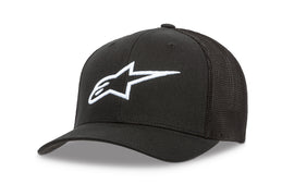 ALPINESTARS WOMEN'S AGELESS TRUCKER HAT BLACK/WHITE 1W38-81200-1020