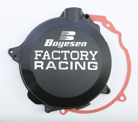 BOYESEN FACTORY RACING CLUTCH COVER BLACK CC-41B