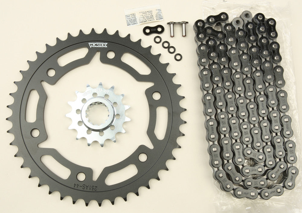 VORTEX SPROCKET/CHAIN KIT BLACK CK6343-atv motorcycle utv parts accessories gear helmets jackets gloves pantsAll Terrain Depot