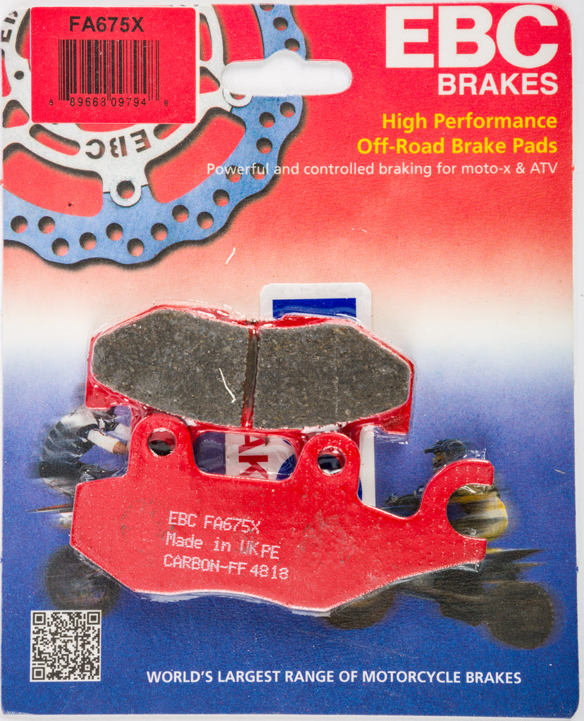 EBC BRAKE PADS REAR FA675X